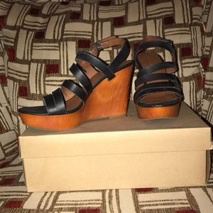 Lucky brand wedges-LIKE NEW! Box included!
